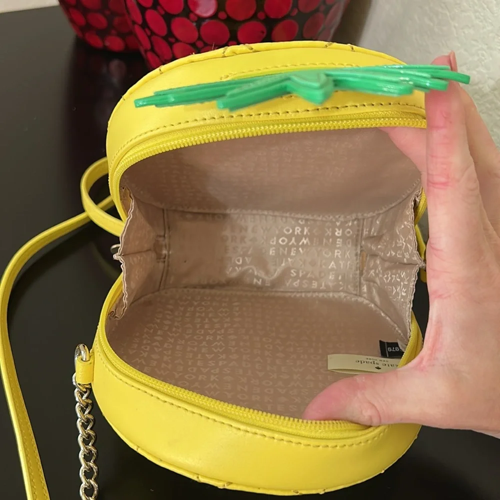 SOLD Kate Spade How Refreshing Pineapple Crossbody - Picture 9 of 12